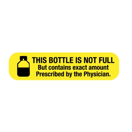 This Bottle Is Not Full 3/8 X 1-1/2
